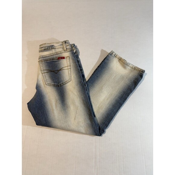 Zana Di Jeans (3) Blue Boot Cut Zip Cotton Pockets Size 7 RN 74753 Style - Picture 1 of 16